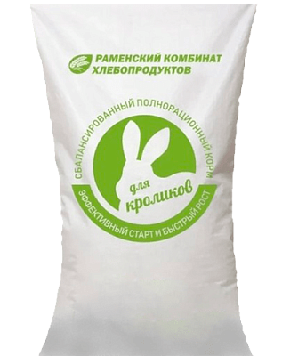 Комбикорм ПЗК-91 для кроликов (Раменский) - 28 кг